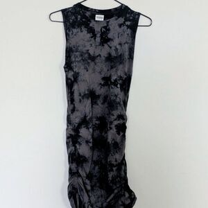 VS Pink Sleeveless Side tie dress size XS gray and black